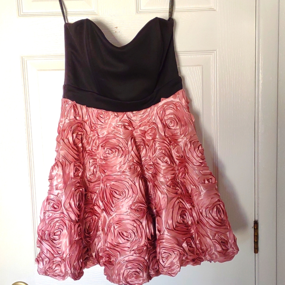 Mocca brand, Large, pink and black party dress
